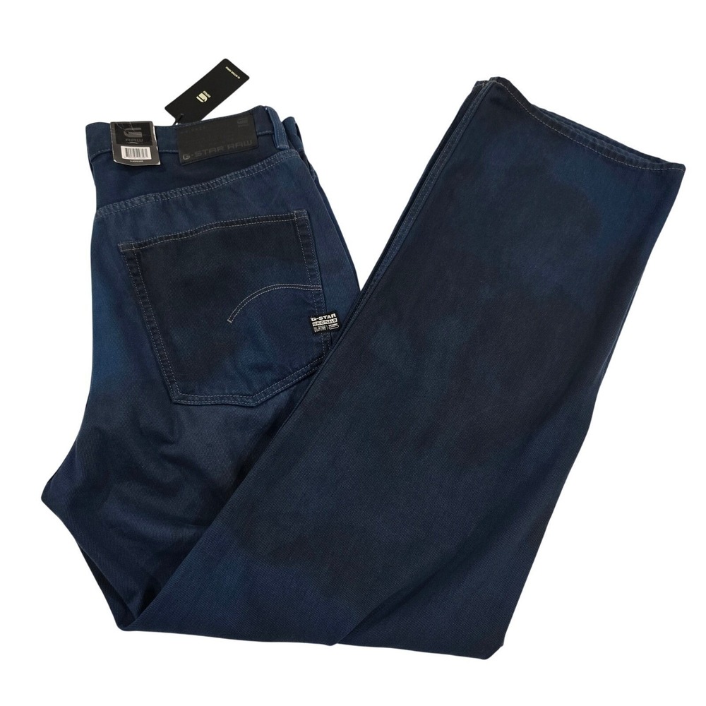G-Star Raw Type 96 Y2K Baggy Loose Jeans Mens 32/34 Blue Vintage Wash